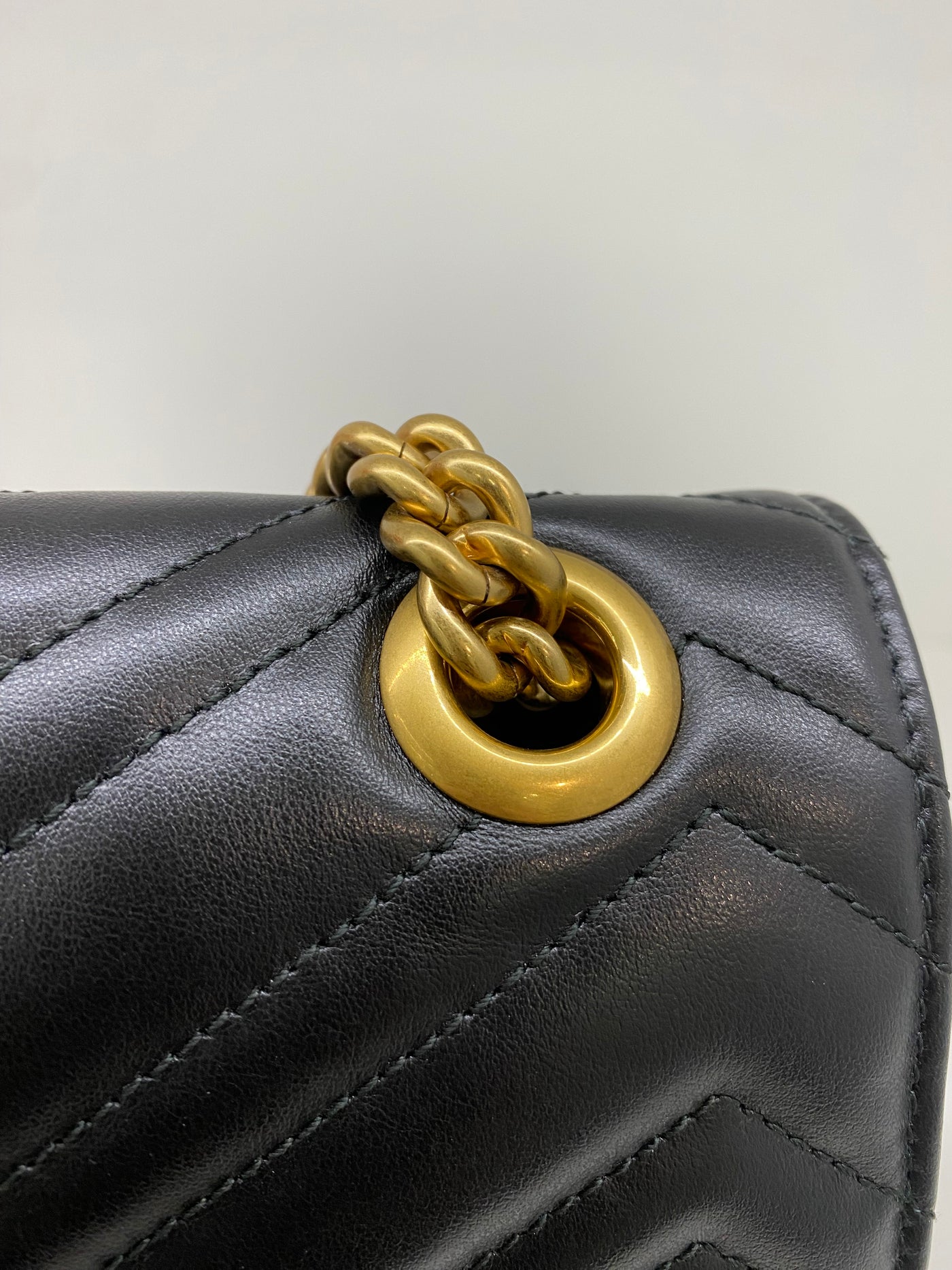 Gucci Marmont Black Large GHW
