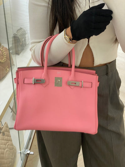 Hermes Birkin 30 Rose Confetti PHW