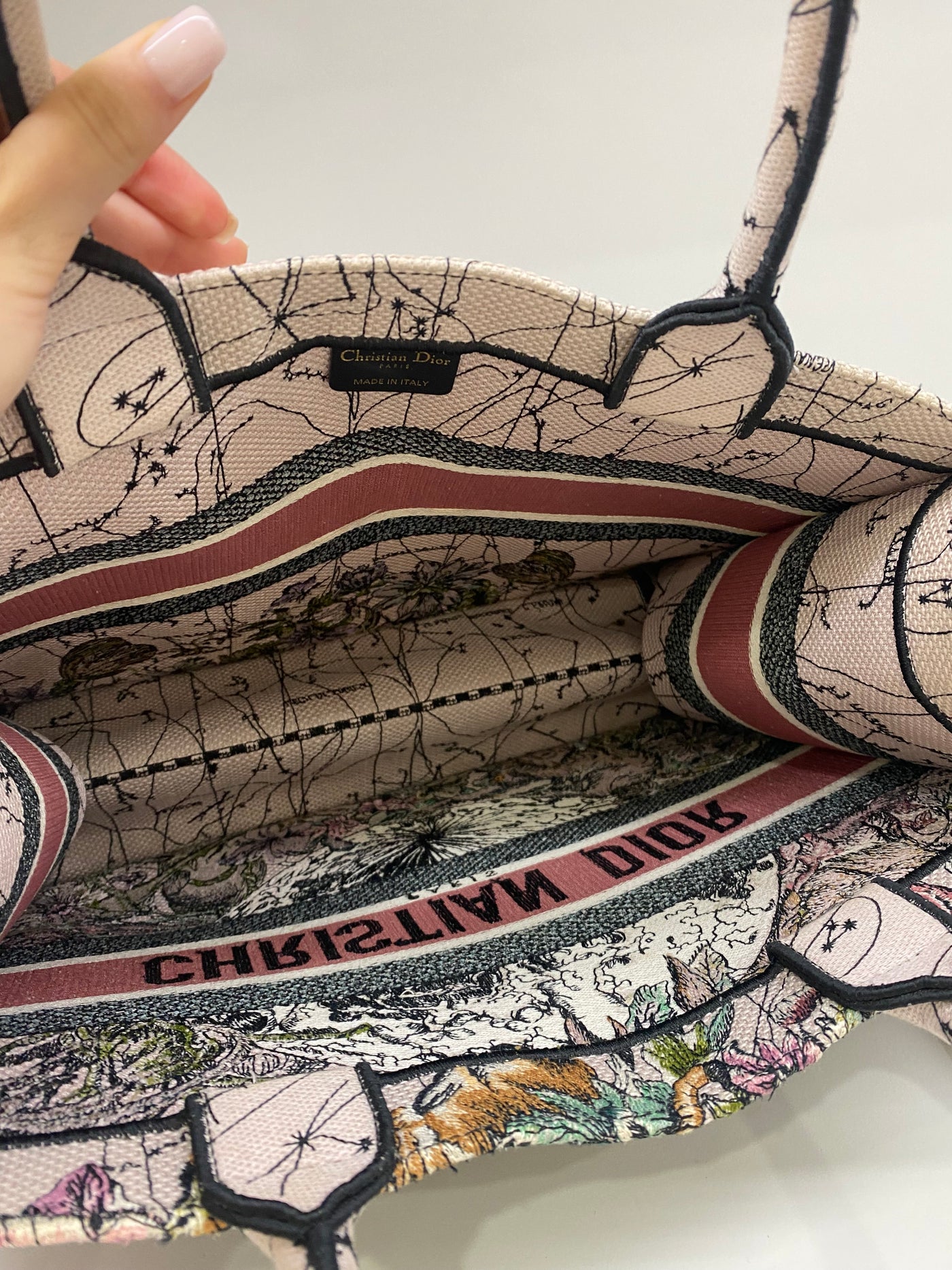 Dior Book Tote Colourful Small