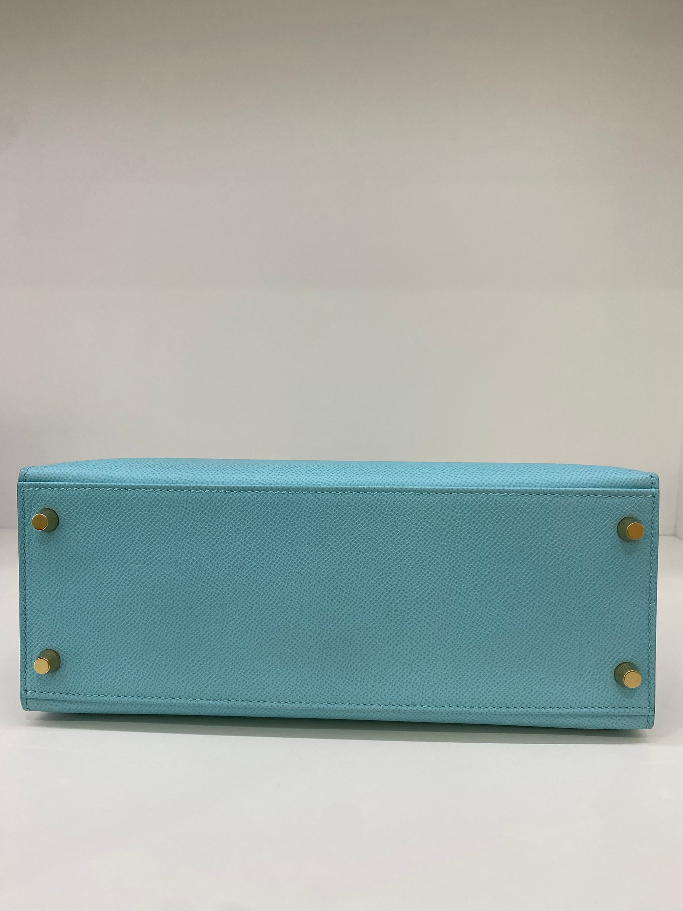 Hermes Kelly 28 Blue Atoll - Y Stamp GHW
