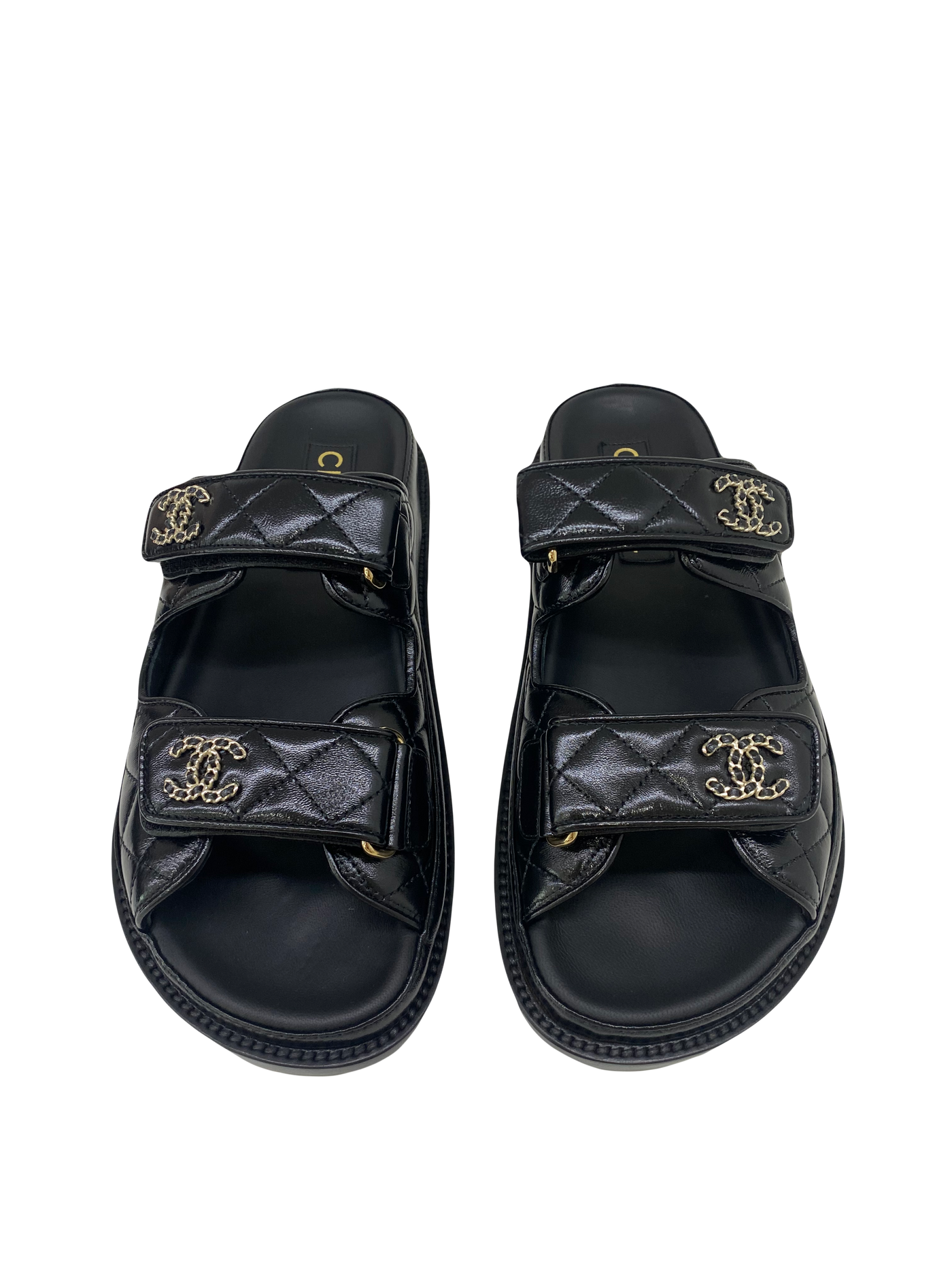 Copy of Chanel Dad Sandal Slide Black - Size 35