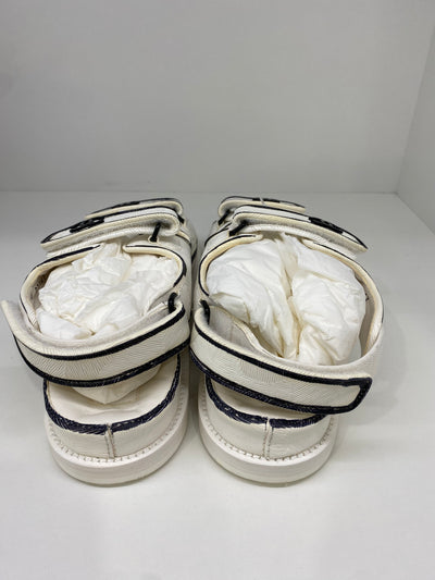 Chanel Dad Sandals Black & White Size 37.5