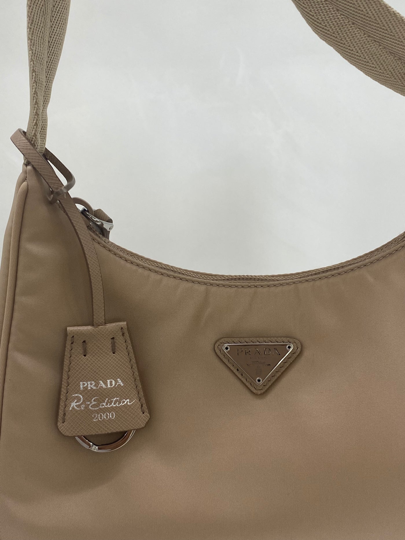 Prada Nylon Bag Beige