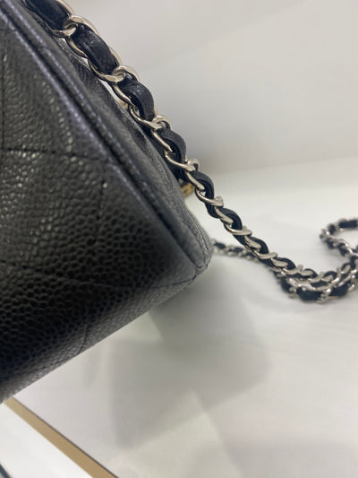 Chanel Large Jumbo Classic Flap Black - Black SHW Caviar Leather