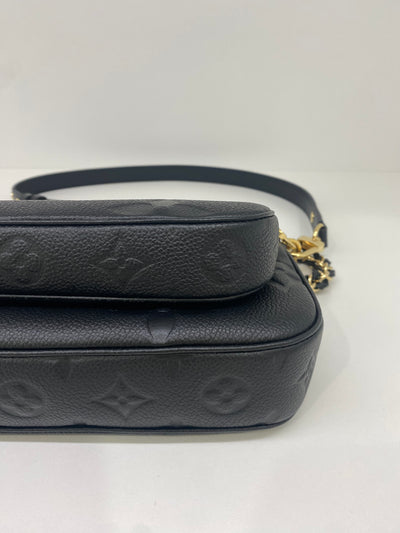 Louis Vuitton Multi Pochette Accessories Bag Black GHW