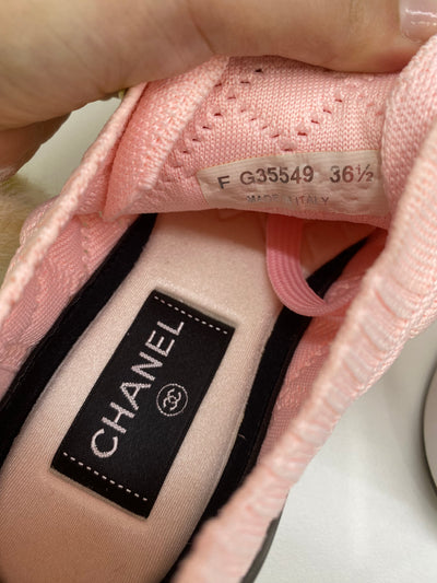 Chanel Sneakers Pink Size 36 1/2