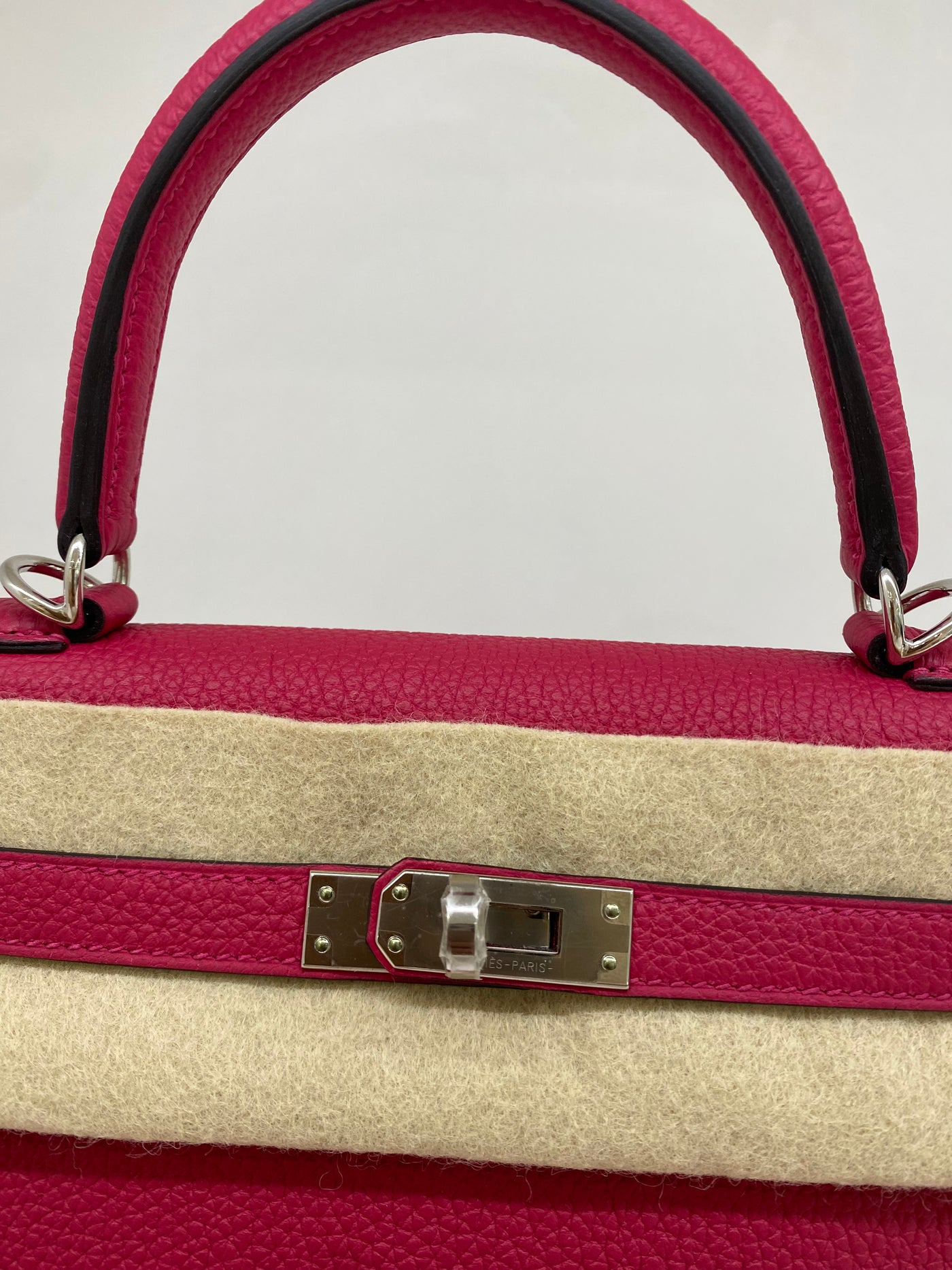 Hermes Kelly 25 Framboise PHW