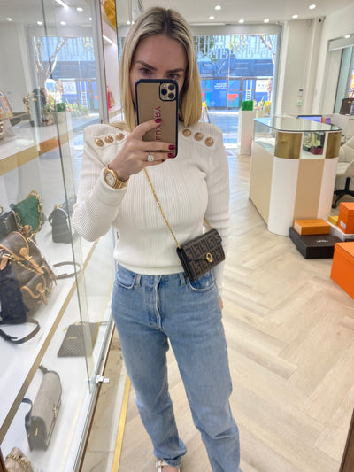 Fendi Continental With Chain