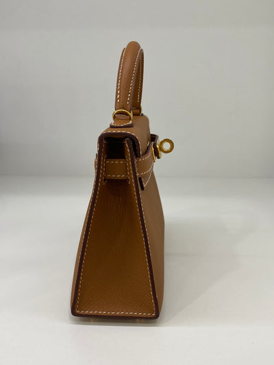 Hermes Mini Kelly Gold GHW