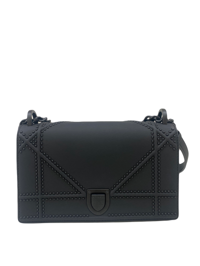 Christian Dior Diorama So Black Flap Shoulder Bag