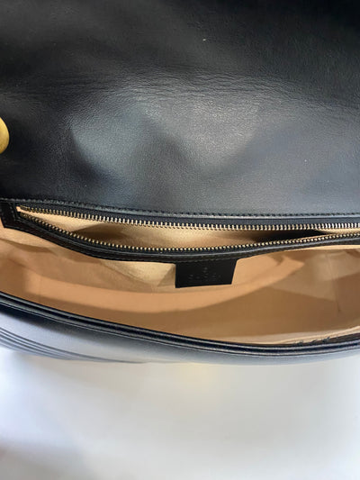 Gucci Marmont Black Large GHW