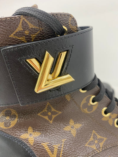 Louis Vuitton Monogram Wonderland Twist Boots size 39