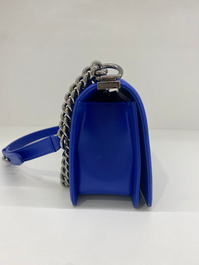 Chanel Boy Bag Medium - Electric Blue (series 24)