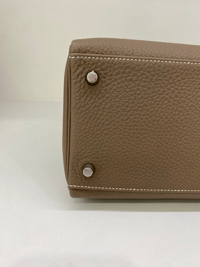 Hermès Kelly 35 Retourne Togo Etoupe PHW