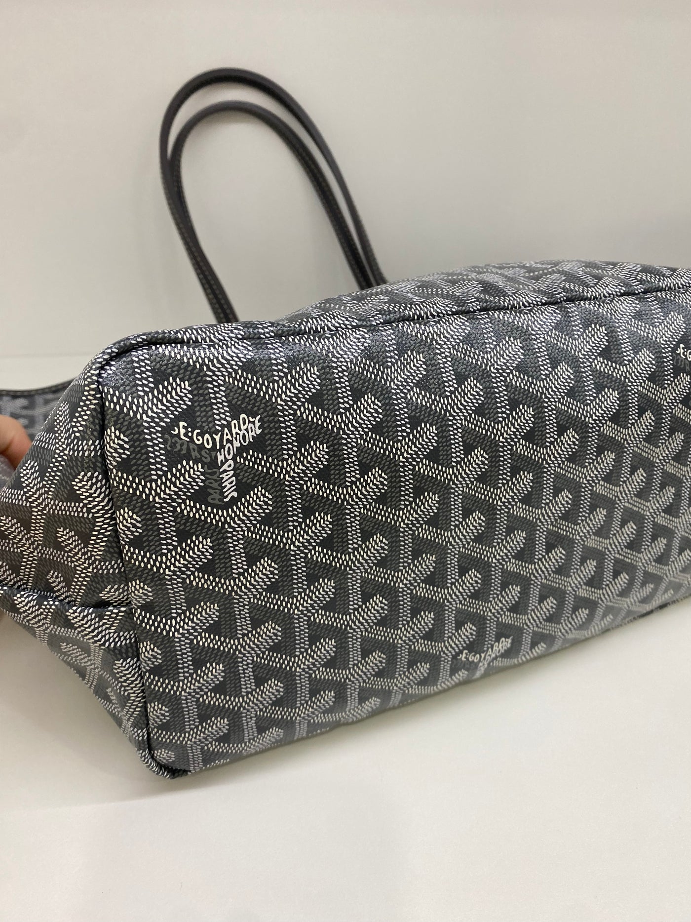 Goyard St Louis Tote PM Grey