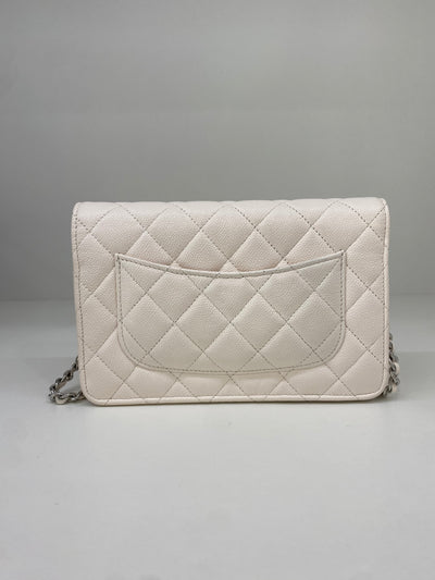 Chanel WOC White Caviar SHW