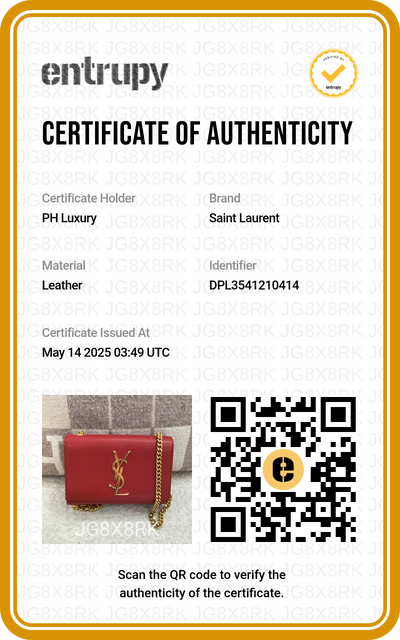 Saint Laurent Kate Small Red GHW