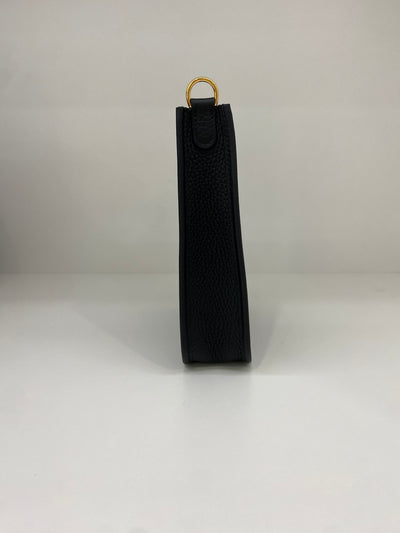 Hermès Mini Evelyne Noir GHW