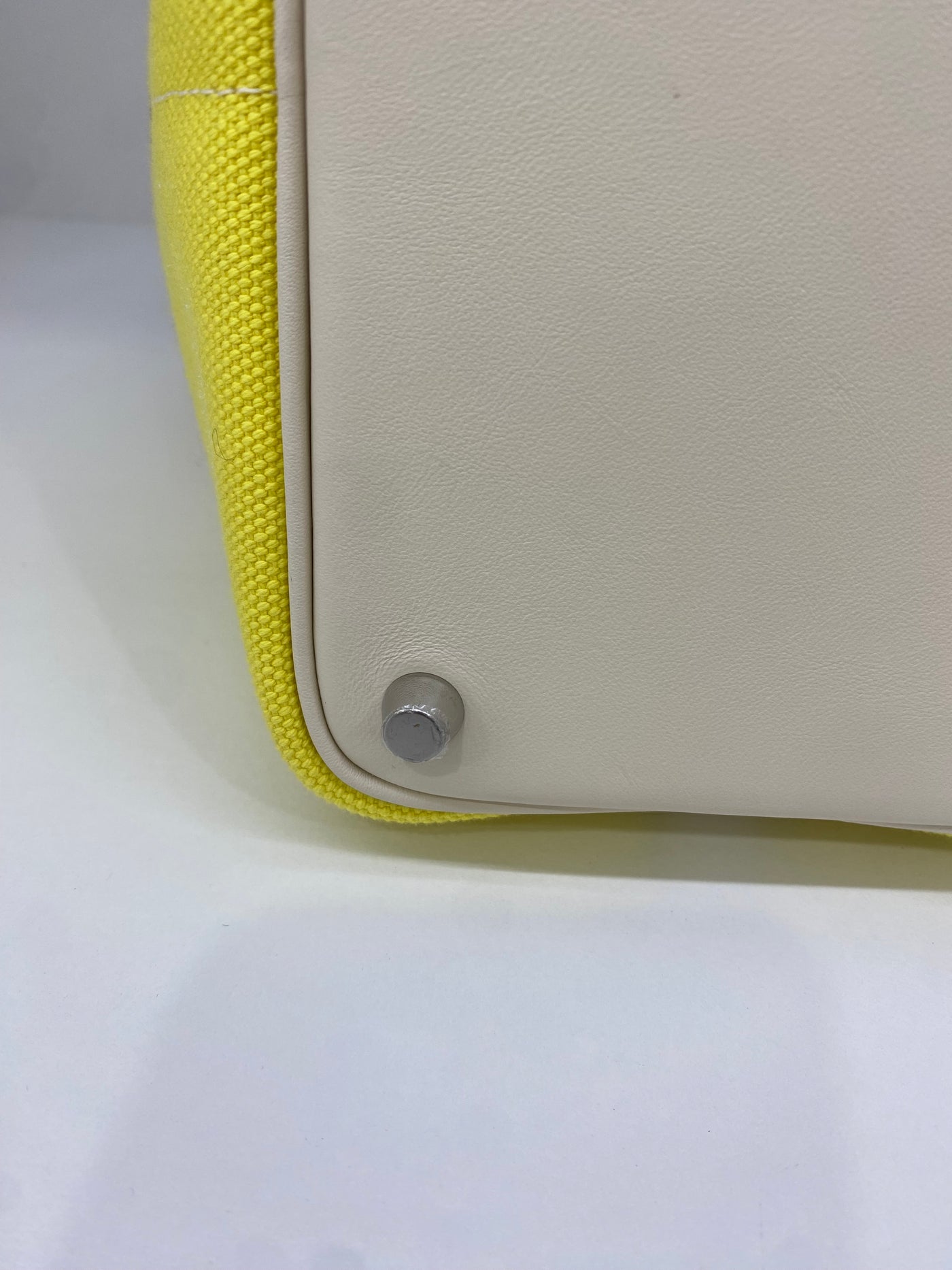 Hermes Picotin 18 Cargo Jaune Citron/Nata