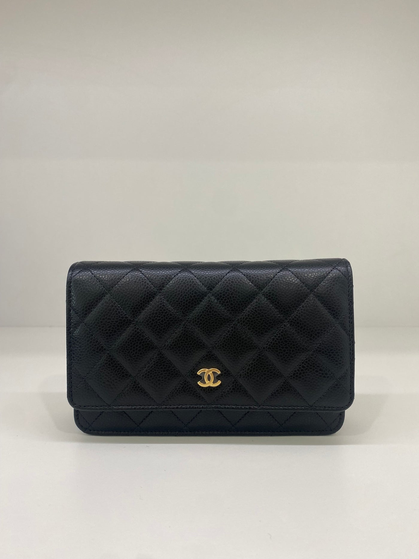 Chanel WOC Black GHW