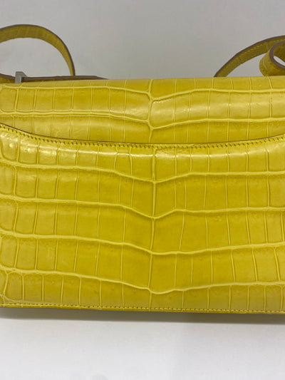 Hermes Constance To Go - Matte Alligator (mimosa) PHW 2018