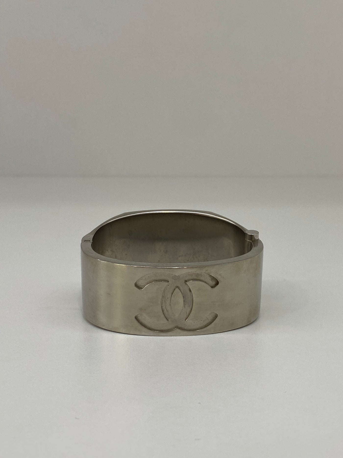 Chanel Silver Mirror CC Cuff