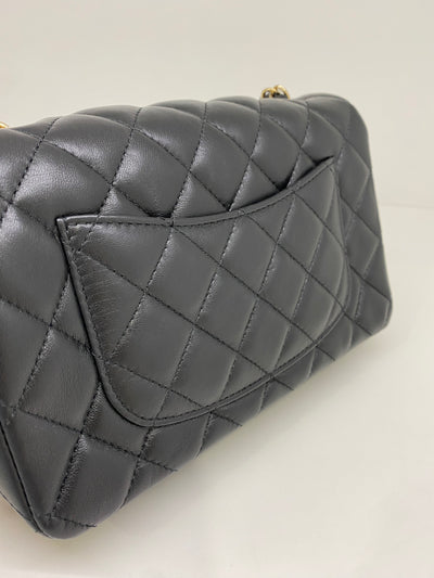 Chanel Mini Classic Bag Lambskin SGHW (microchip)