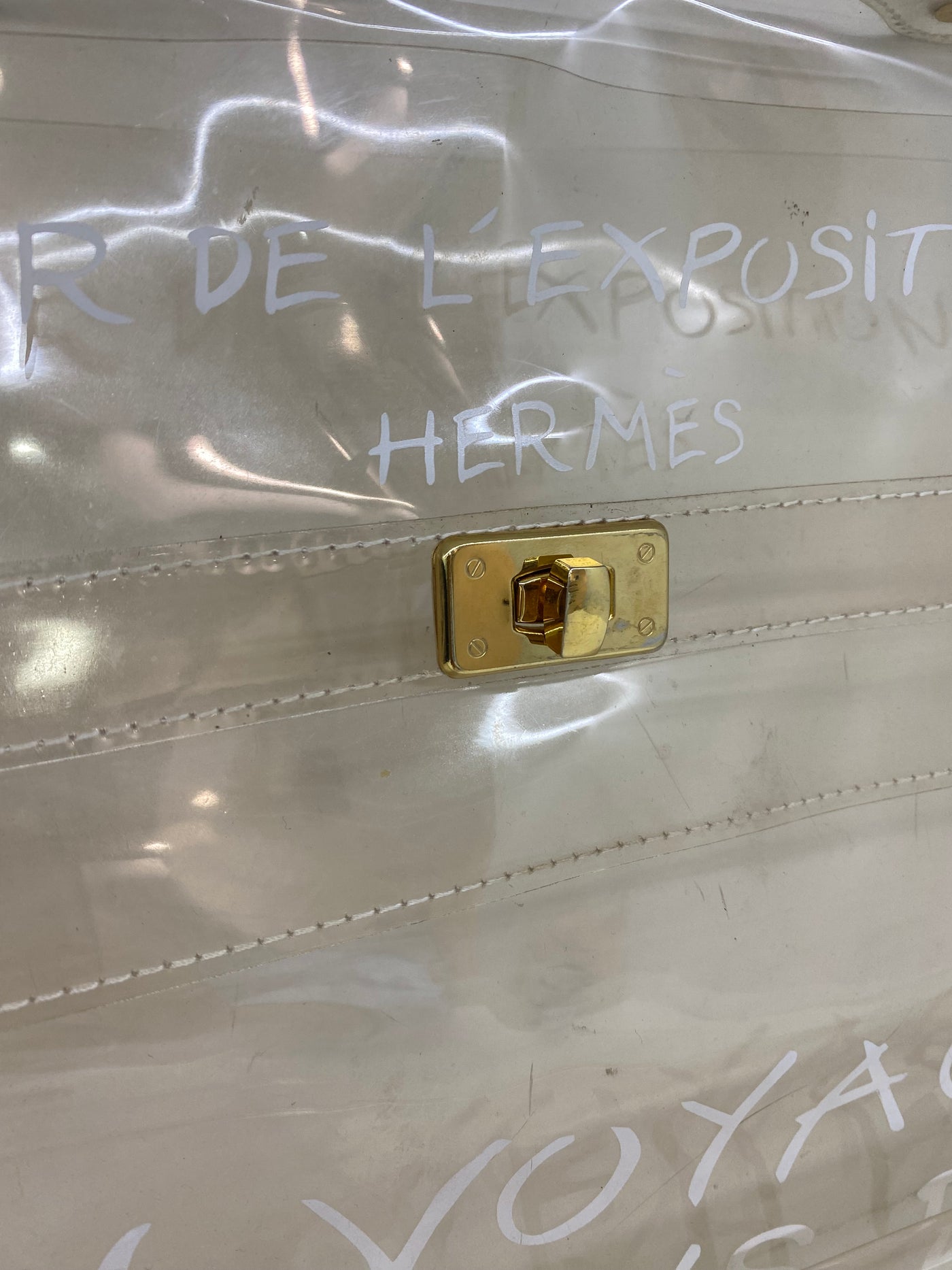 Hermes Vinyl Kelly GHW
