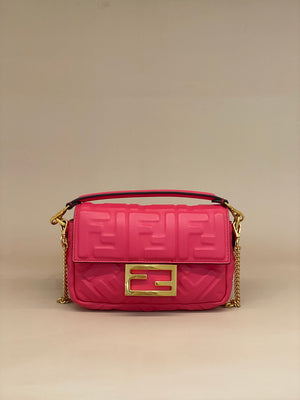 Fendi Baguette Mini Pink