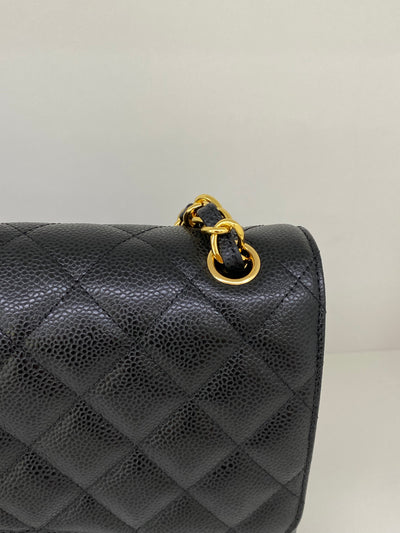 Chanel Classic Flap Large Jumbo Black Caviar GHW