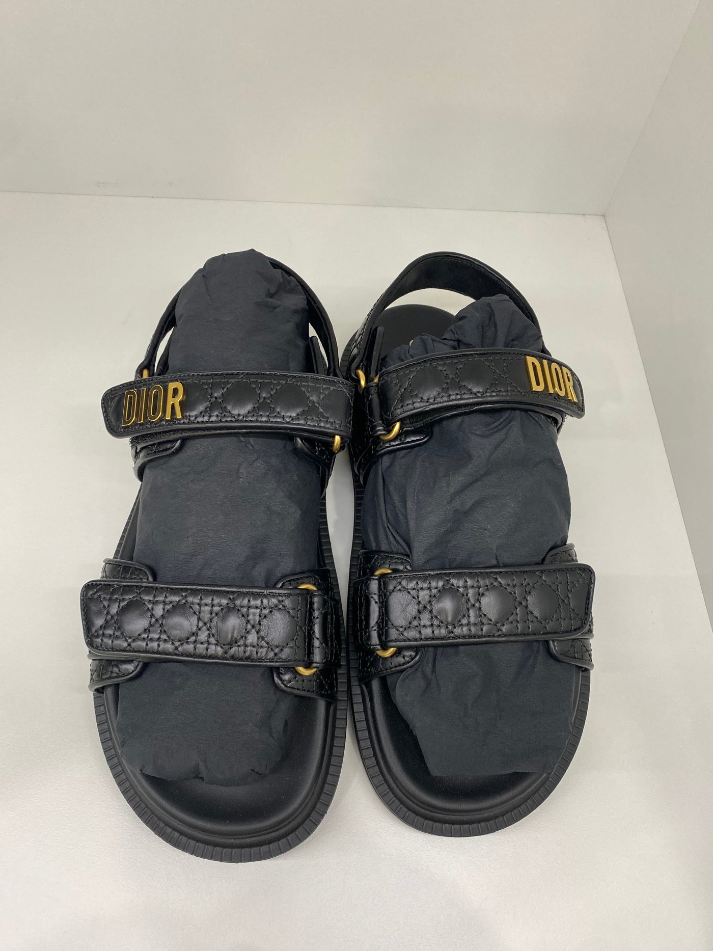 Dior Dioract Sandal Black Size 40.5