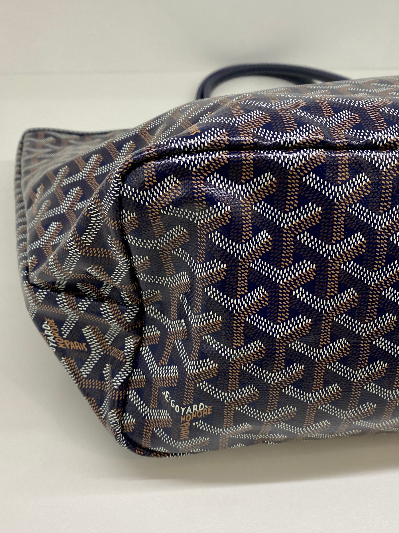 Goyard St Louis Tote Navy Blue