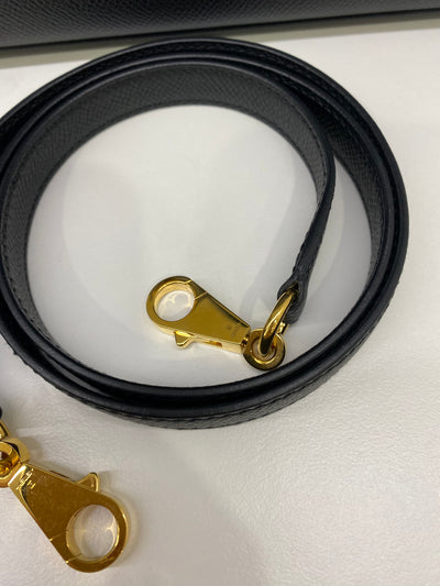 Hermès Kelly 25 Sellier Noir GHW