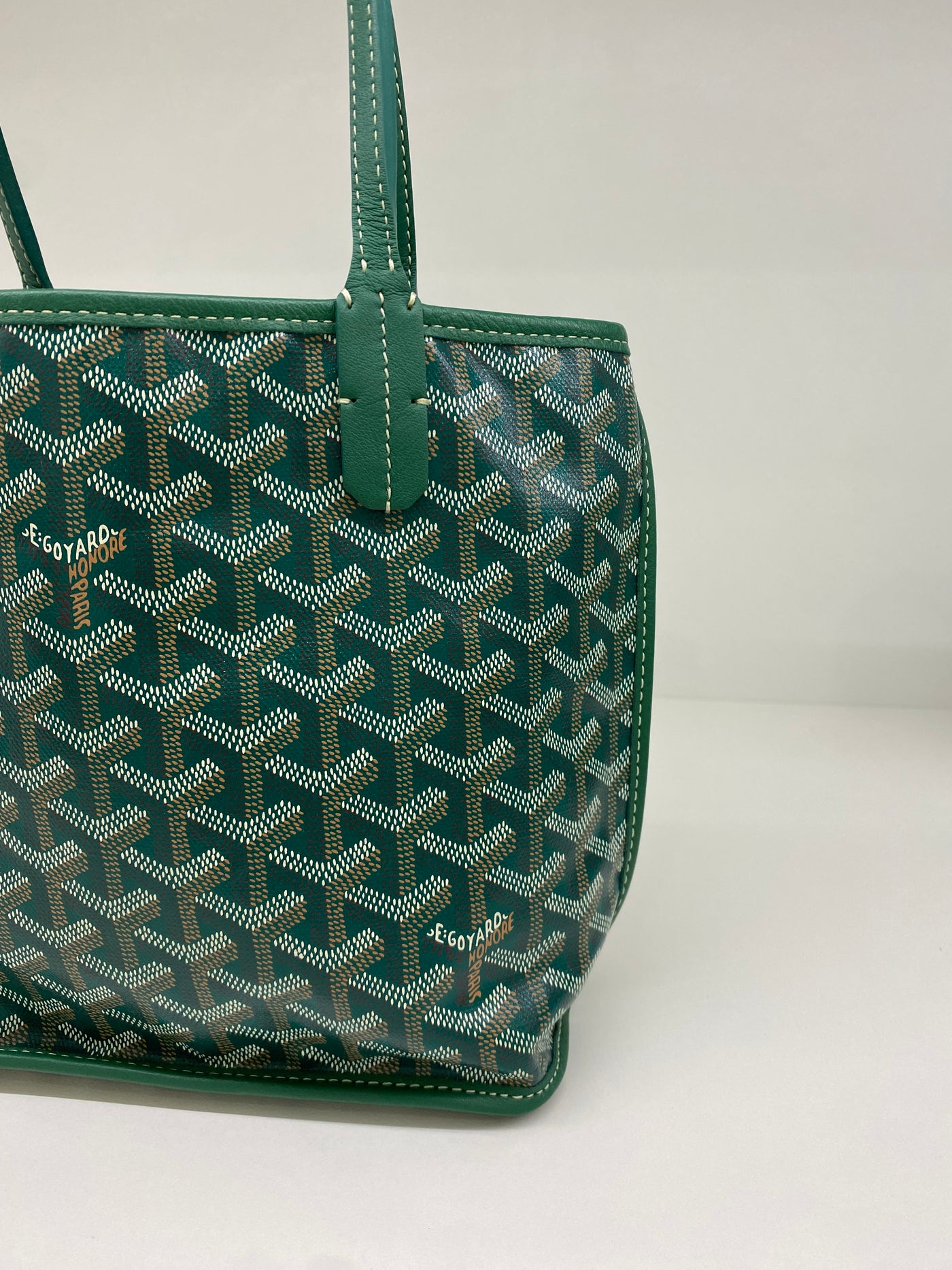 Goyard mini anjou - green