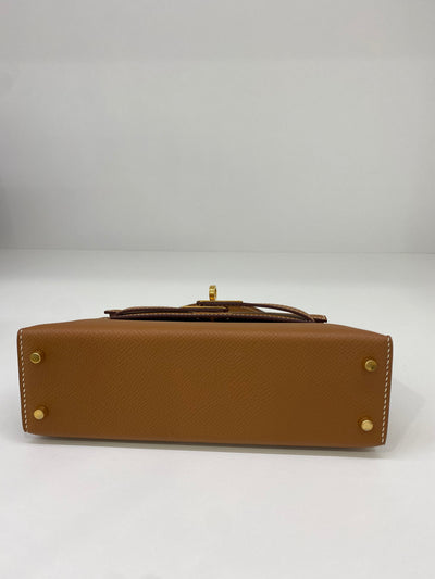 Hermes Mini Kelly Gold GHW
