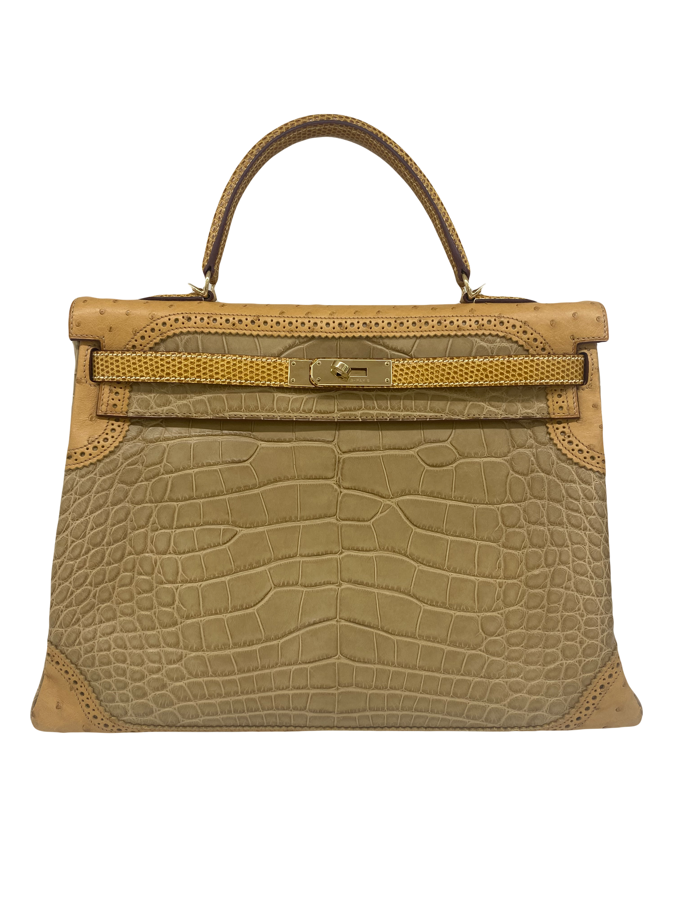 Hermes Kelly 32 Limited Edition - Ghillies, Lizard, Ostrich & Alligator 2012