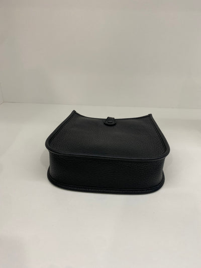 Hermes Mini Evelyne Black GHW