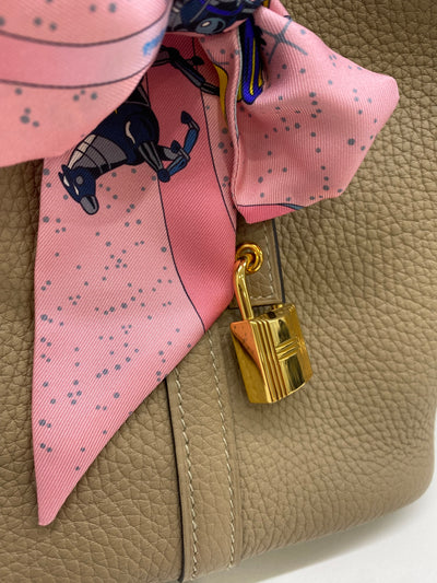 Hermes Picotin 22 Clemence Trench GHW