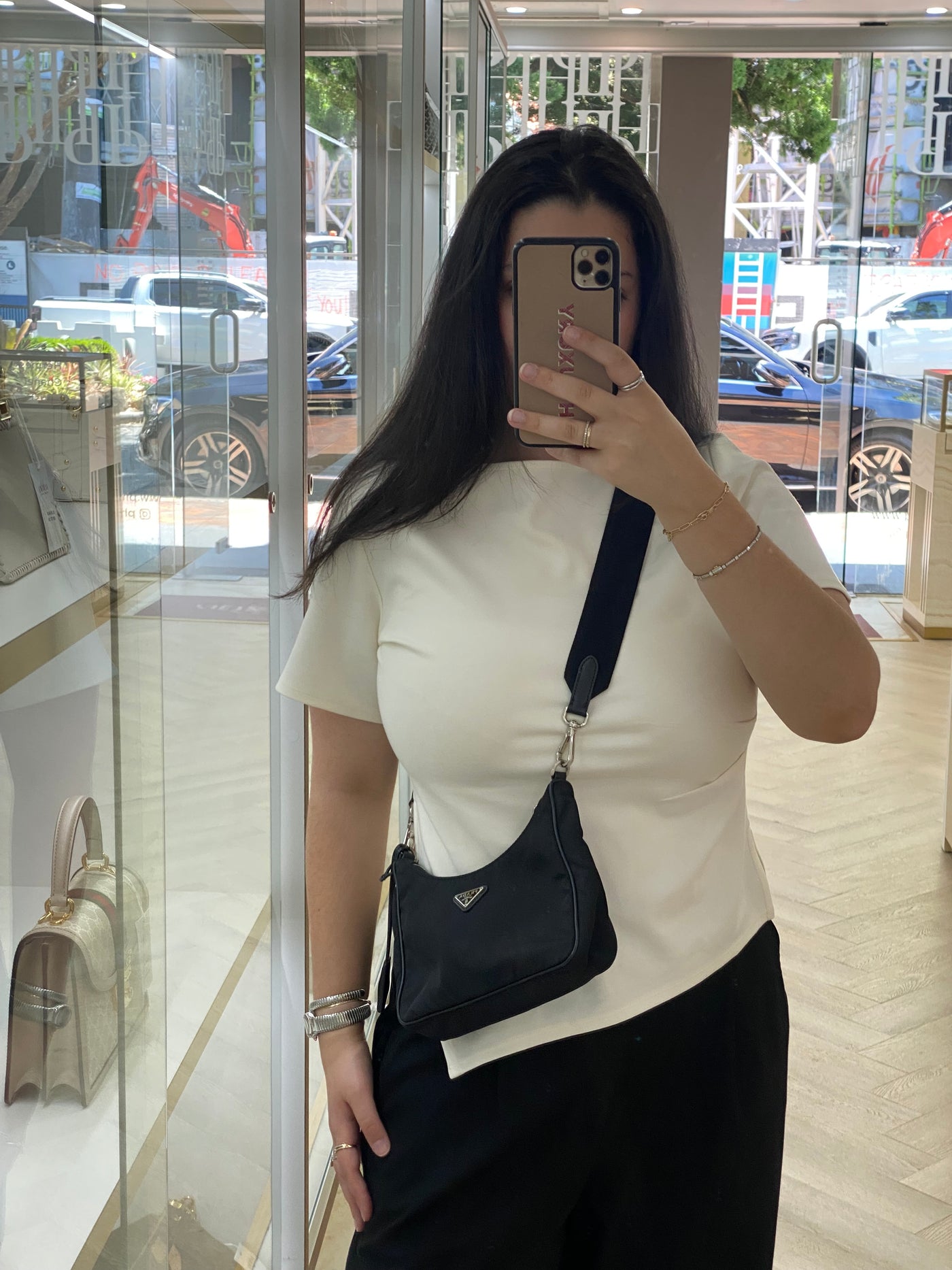 Prada Re-edition Nylon Black SHW