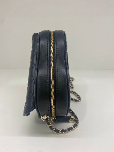 Chanel Heart Bag - Large Black CGHW 2022