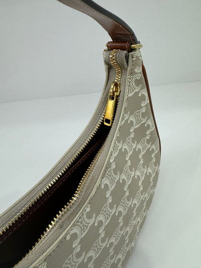 Celine Ava Bag Triomphe White