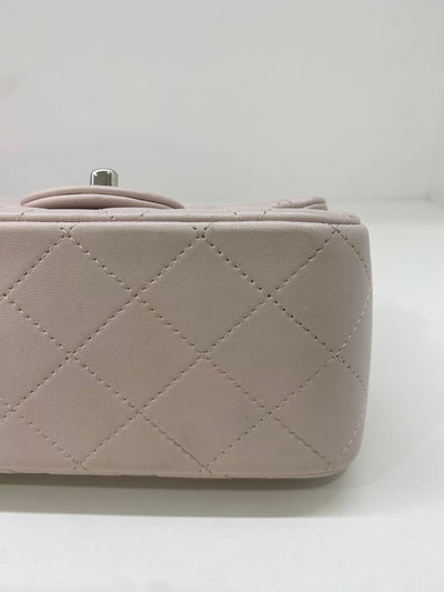 Chanel Classic Flap Square Mini Lilac SHW