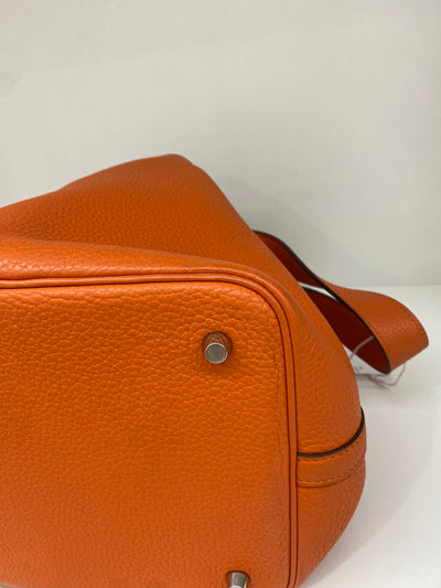 Hermes Picotin 22 Orange Poppy PHW