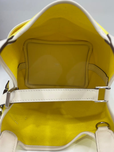 Hermes Picotin 18 Cargo Jaune Citron/Nata
