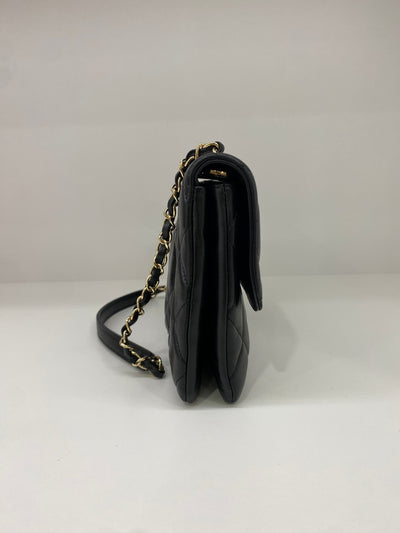 Chanel Trendy Flap Black Lambskin GHW