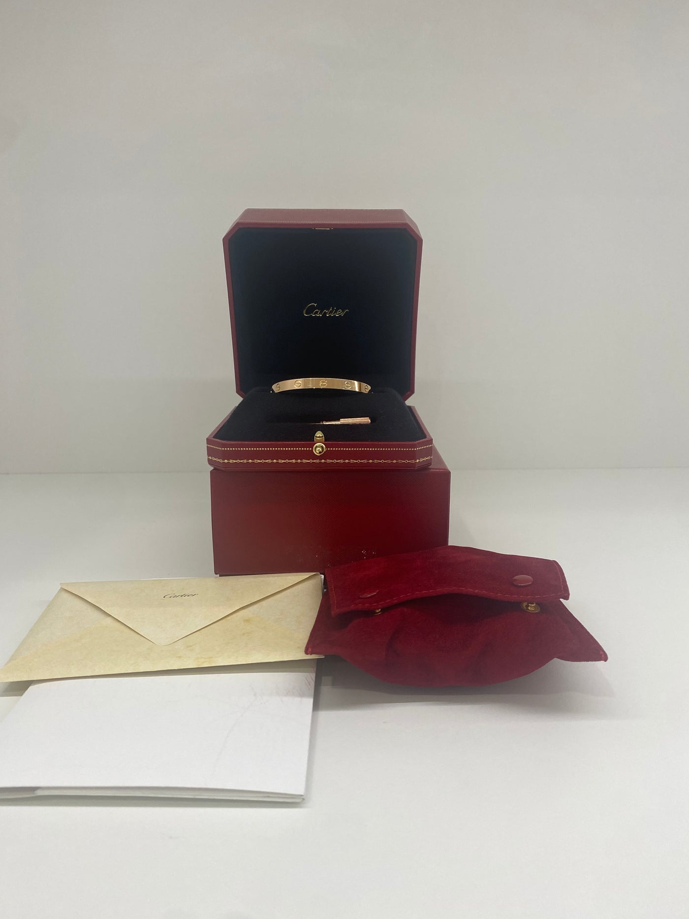 Cartier Love Bracelet -  Rose gold size 17