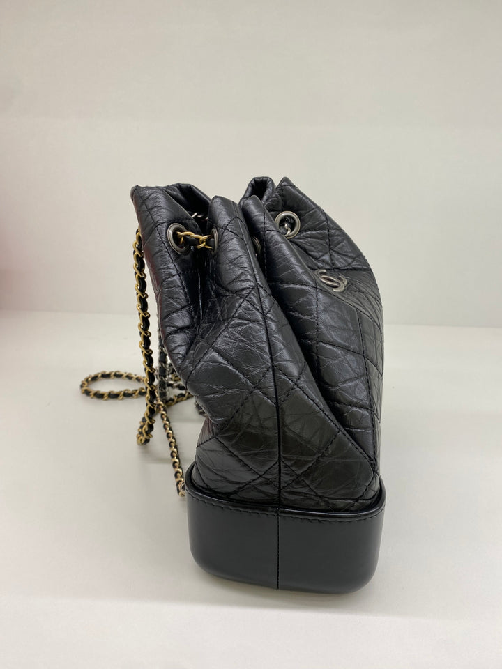 chanel gabrielle mini backpack Chanel Gabrielle Small Backpack Black – PH Luxury Consignment