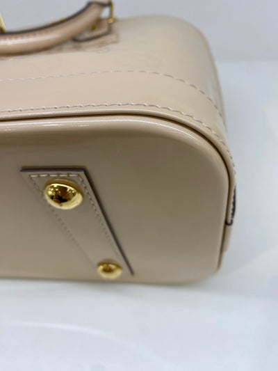 Louis Vuitton Alma BB Patent Beige