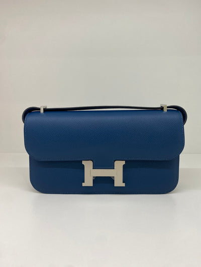 Hermes Constance Elan Deep Blue PHW