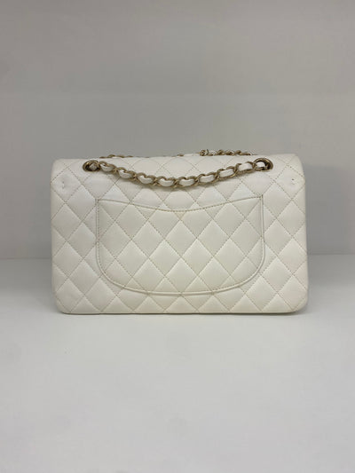 Chanel Classic Flap Medium White Caviar CHW